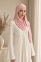 Neck-Covering Veil Featuring Combed Cotton Boned Shawl, Ps-58 - 4