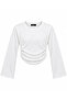 Side Gathered Blouse - 4