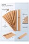 Natural Bamboo Multi-Purpose Bath Mat - Water Resistant, Non-Slip Wooden Mat, Placemat (40X70 cm) - 3