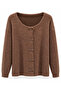 Double Button Detailed Bearded Knitwear Cardigan - 2