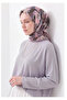 Soft Scarf Painterly Floral Blue Gray - 3