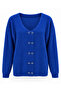 Double Button Detailed Bearded Knitwear Cardigan - 2