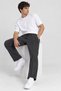 Men's Jogger Pants with Elastic Waistband, Lace-Up Detail, and Pocket Detail - 3