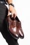 Genuine Leather, Anatomical, Inside and Outside Made of Real Calfskin Men's Classic Shoes - 2