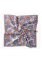 Soft Scarf Painterly Floral Sky Blue - 4