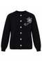 Floral Stone Printed Knitwear Cardigan - 3