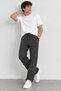 Men's Jogger Pants with Elastic Waistband, Lace-Up Detail, and Pocket Detail - 4