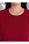 Two Mt Shop Quality Lcw Curve Black Plain Standard & Regular Short Sleeve Women's T-Shirt - 3