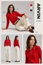 Polo Collar, Diamond Patterned Knitwear - 5