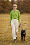 Polo Collar, Diamond Patterned Knitwear - 4