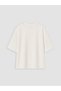 Two Mt Shop Quality Lcw Curve White Plain Standard & Regular Short Sleeve Women's T-Shirt - 5