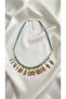 Designer Handmade Beaded Necklace - Colorful Design Necklace with Ethnic Motifs - 3