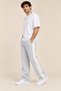 Men's Side Striped Straight Leg 3 Thread Sweatpants