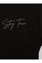 Two Mt Shop Quality Soulife Black Printed Loose & Baggy Short Sleeve Women's T-Shirt - 5