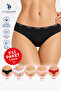 Women'S, Licensed, 47% Modal 47% Cotton, 5-Pack Brief Panties - 3