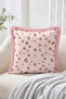 La Dolce Vita Written Bow, Leopard Figured and Patterned Decorative 4-Piece Fringed-Tasseled Throw Pillow Cover - 3