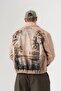 Gallery Tablo Patterned Velvet Zippered Men's Jacket - 3