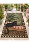 Eta Animal Figured Botanical Classic Pattern Woven Base Decorative Carpet Eta4256 - 2