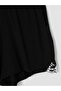 Lcw Dream Black Lace Women's Shorts Pajama Set with Rope Straps - 7