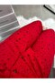 Women's Patterned 4-Piece Buttoned Long Sleeve Thermosoft Pajama Set with Bra - 5