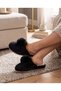Pompom Plush House Slippers Soft Furry Warm Sole Comfortable Winter Slippers - 2