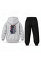 Katseye Megan Lara Strong Printed Children's Hooded Tracksuit Set