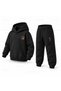 Katseye Hot Portrait Cross-Color Printed Children's Hooded Tracksuit Set - 3