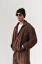Cordguard Thick Corduroy Zippered Collared Men's Coat - 5
