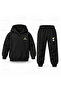 Snoopy Cloud Seyri Printed Children's Hooded Tracksuit Set - 2