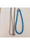 Twist 2-Piece Cord & Natural Stone Necklace - 4