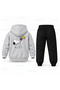 Snoopy Windmill Printed Children's Hooded Tracksuit Set