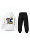 Six Seven 67 Teddy Bear Dj Printed Children's Hooded Tracksuit Set