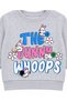 12509-26 Girl's Rabbit Printed 100% Cotton 2 Thread Threaded Crew Neck Sweatshirt 1–4 Years - 7