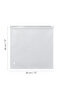 5 Pieces 30X30Cm Zippered Organizer - Lockable Frosted Bag Transparent Organizer for In-Cabinet Storage - 5