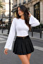 Women's Basic Wide Sleeve Crop Blouse 3-Piece - 2
