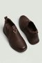 1953840 Genuine Leather Orthopedic Women's Shoes with Rubber Sides - 5