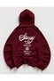 Women's Sweatshirt with Back Text Print, Oversize 3 Thread Hoodie
