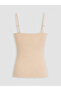 Vizyon New Season Pink Square Neck Rope Strap Maternity Undershirt - 7