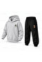Six Seven 67 Chick Robot Printed Children's Hooded Tracksuit Set - 3