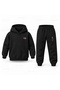 Katseye Murekkep Halftone Group Printed Children's Hooded Tracksuit Set - 2