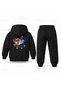 Six Seven 67 Monster Friends Printed Children's Hooded Tracksuit Set