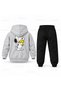 Snoopy Friendship Hug Printed Children's Hooded Tracksuit Set