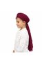 Burgundy Children's Talebe Yellow Rope with Bird's Eye Air Holes, Cross-Wrapped, 6 Meters, Taylasan Lined Rope - 2
