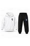 Kpop Demon Hunters Rumi Yuz Line Printed Children's Hooded Tracksuit Set - 2