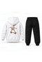 Six Seven 67 Geyik Balance Printed Children's Hooded Tracksuit Set