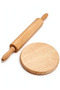 Wooden Rolling Pin For Roti & Baking - Natural Wood Chapati Roller Belan - Heavy Duty Kitchen Tool - 4