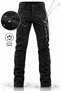 Men's Winter Fleece-Lined Windproof Water-Repellent Lycra Softshell Pants