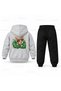Paw Patrol Tracker Leaf Printed Children's Hooded Tracksuit Set