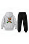 Paw Patrol Tracker Dost Kus Printed Children's Hooded Tracksuit Set