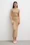 Gather Detailed Sleeveless Long Dress - 2